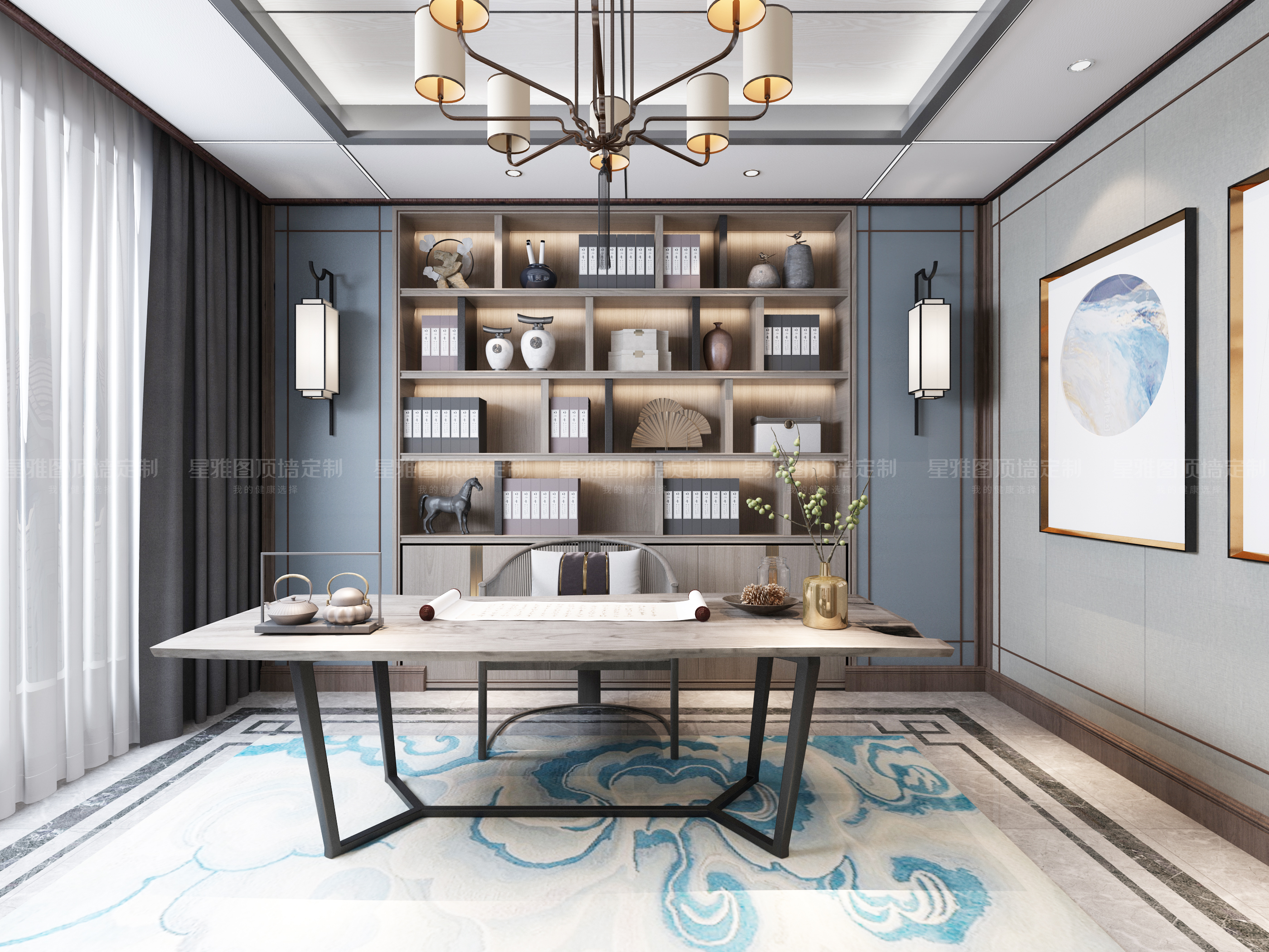 星雅圖頂墻定制,設(shè)計(jì)健康家